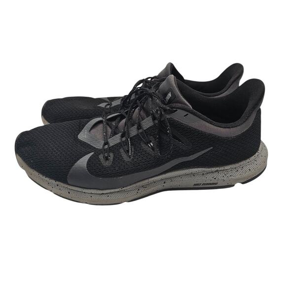 Nike Quest 2 SE Mens Sz 11 Athletic Running Shoes Black Gray CJ6185-002 - Picture 1 of 7